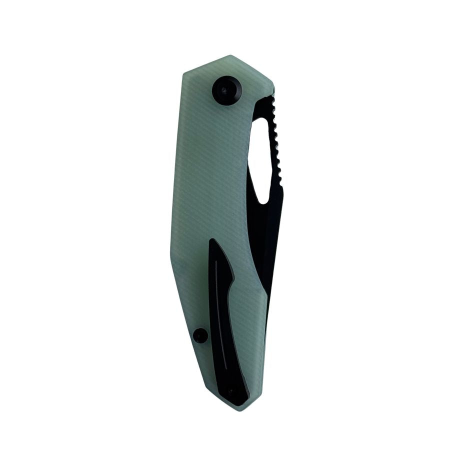 Large Callisto Jade G10 Scales Black Stonewashed 20CV Blade Nested Liner Lock