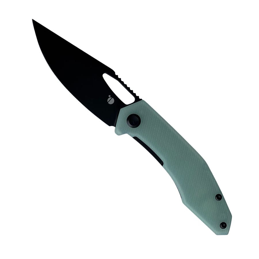 Large Callisto Jade G10 Scales Black Stonewashed 20CV Blade Nested Liner Lock