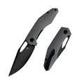 Orbital Knives Large Calisto Full Ti Nested Liner Lock DLC Coated 20CV Blade
