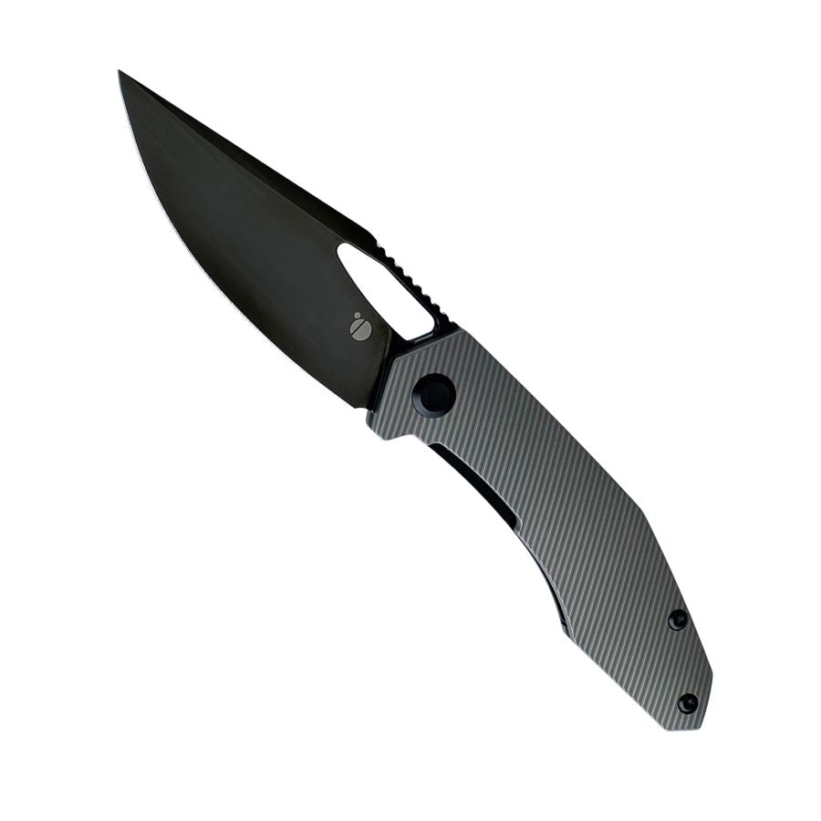 Orbital Knives Large Calisto Full Ti Nested Liner Lock DLC Coated 20CV Blade