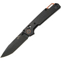 Bear & Son Nekama Slide Lock Black Aluminum scales 14C28N modified Tanto blade