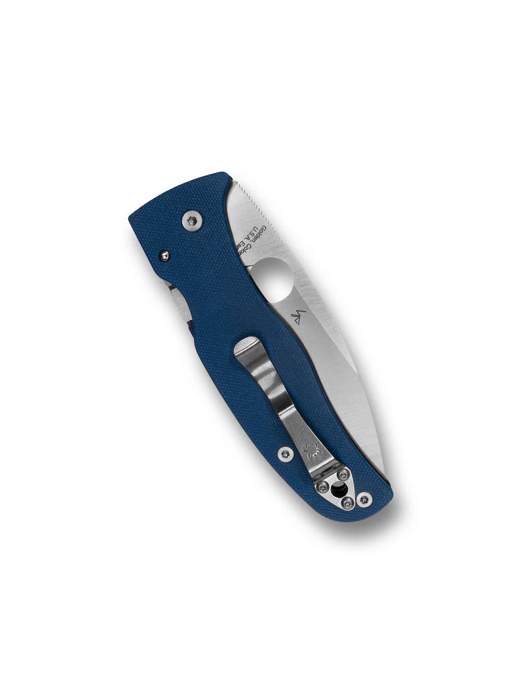 Spyderco Bodacious Compression Lock Spy 27 Steel Blue G10 Scales