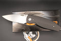 TRM-Three Rivers Manufacturing Neutron 2 Contoured Carbon Fiber Scales Liner Lock Magnacut Steel Blade