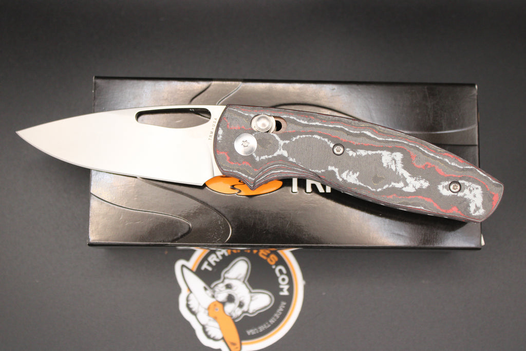 Three Rivers Manufacturing Bulldog Rev B River-LOK 3D Contoured Santa Clara Camo Carbon Fiber Magnacut Blade Steel