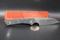 10V LynchNW Swift Six Fixed Blade Micarta Handle with Heroic EDC Logo and Leather Sheath