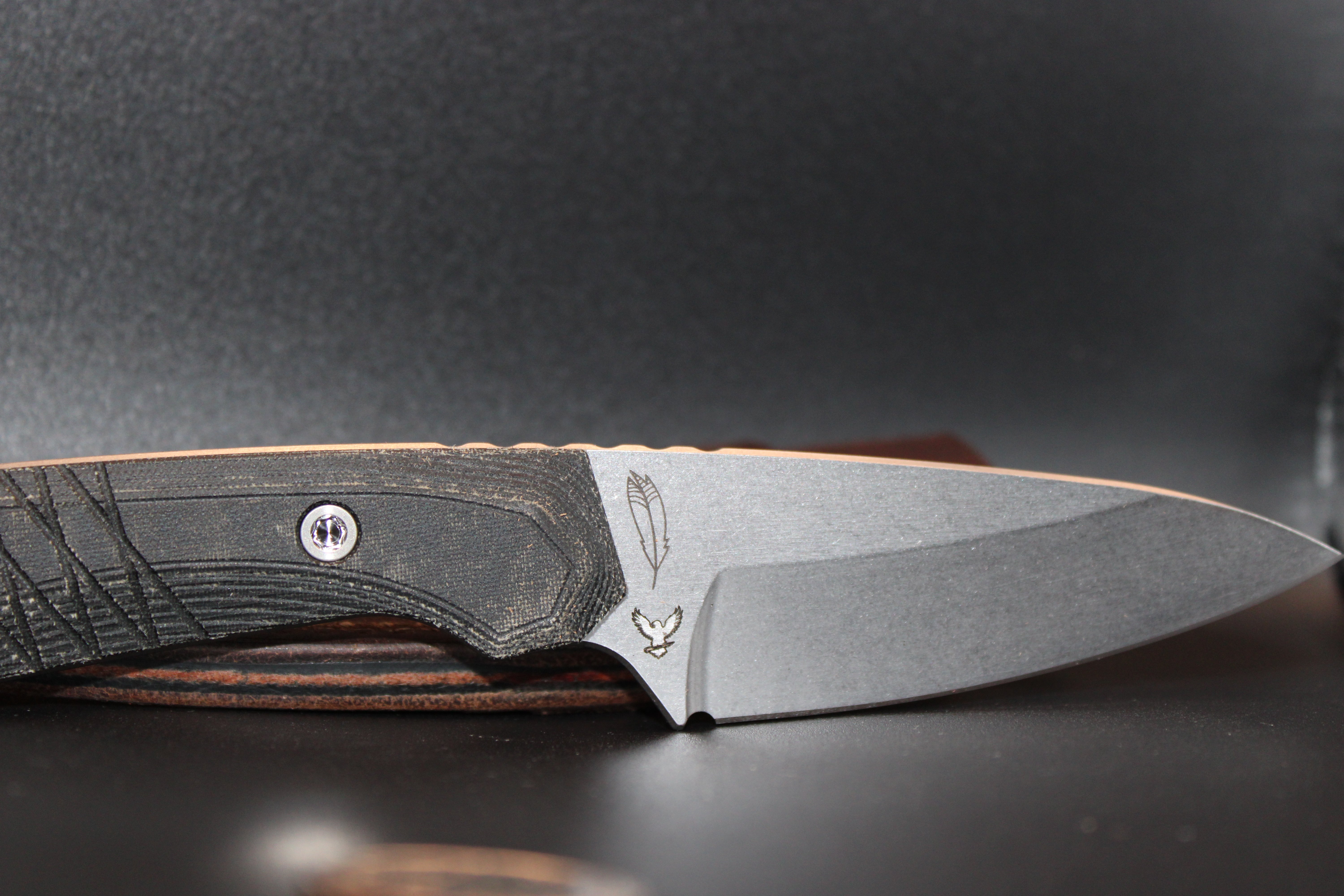 ハイパーナイフ　韓国製 10V Lynch Northwest Sparrow Seven Fixed Blade with Heroic EDC Logo, Mi