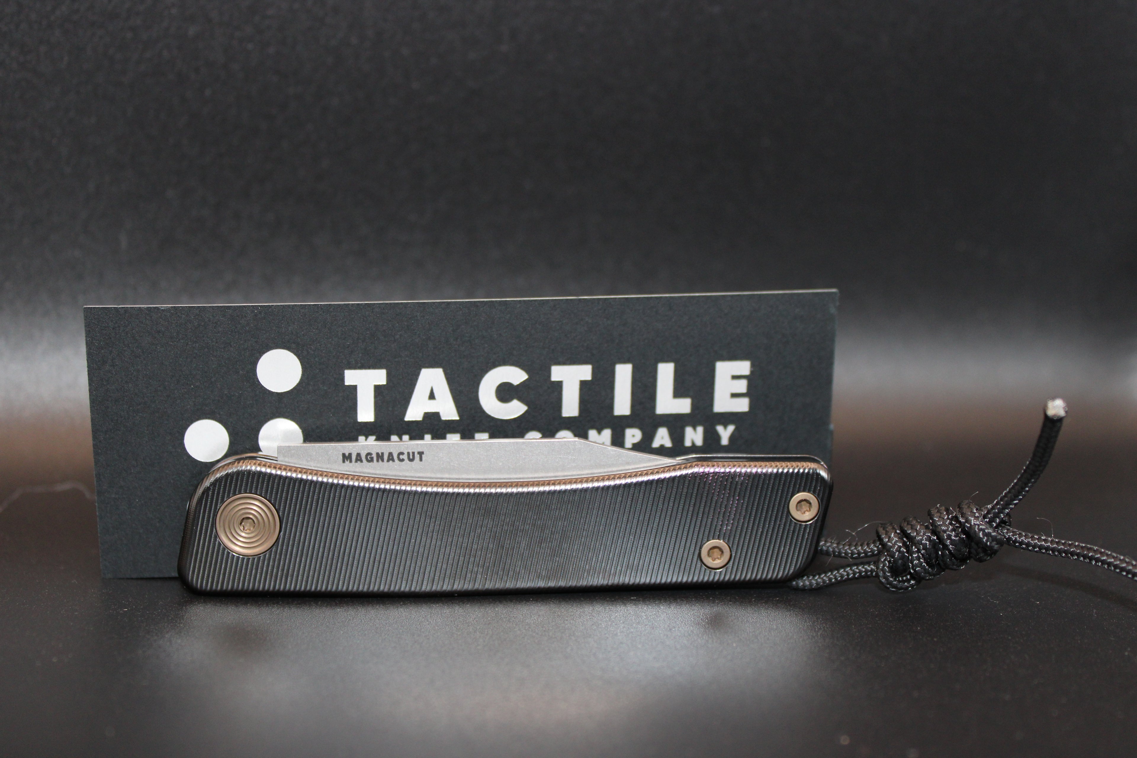 Tactile Knife Co Bexar Modified Slip Joint Magnacut Steel Full Titanium Scales