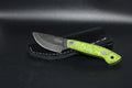 HF Blade Co Skeeto Handmade in the USA with Magnacut steel and Leather Sheath
