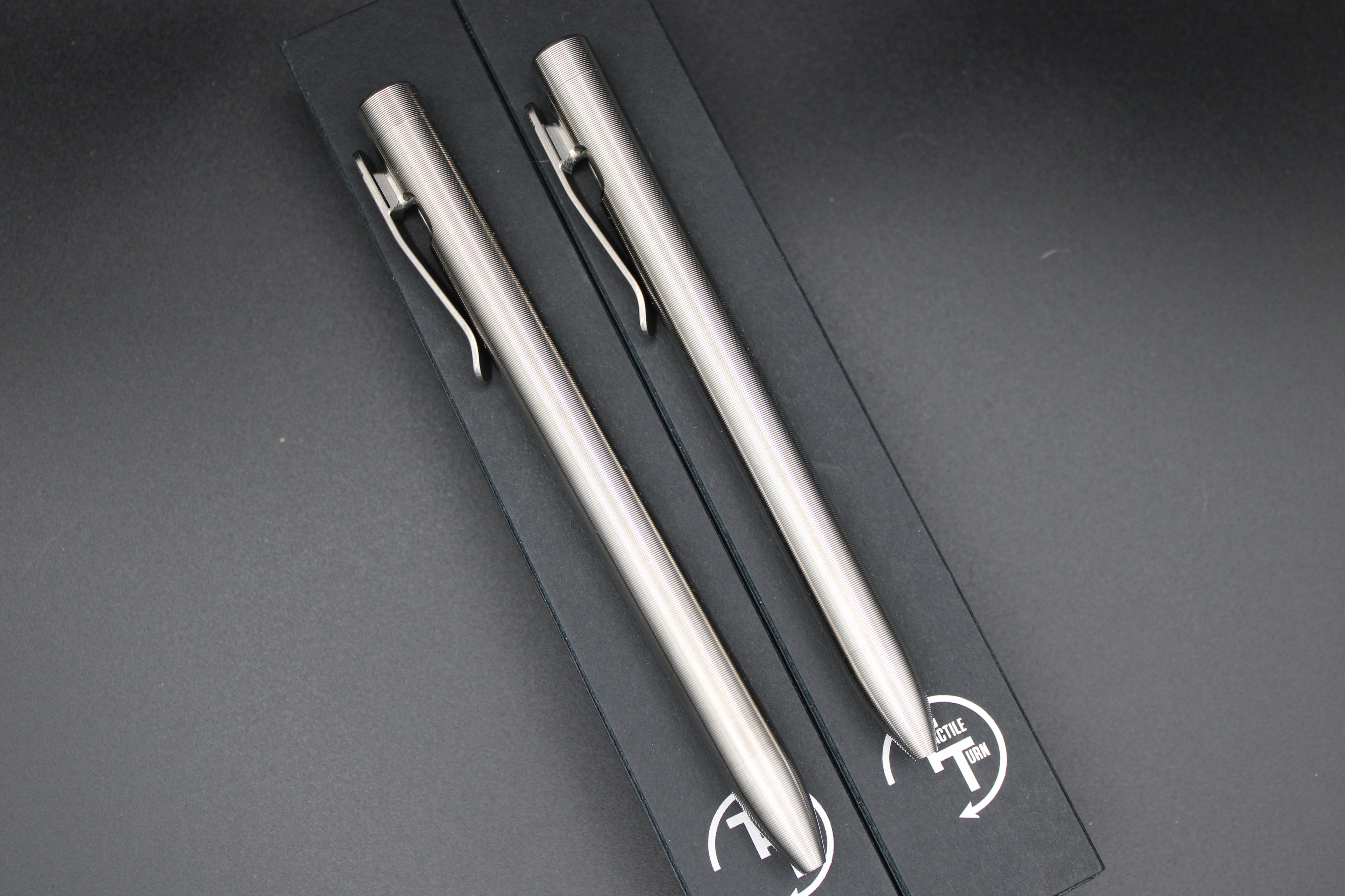 Tactile Turn Clip Action Pen Full Titanium Machined