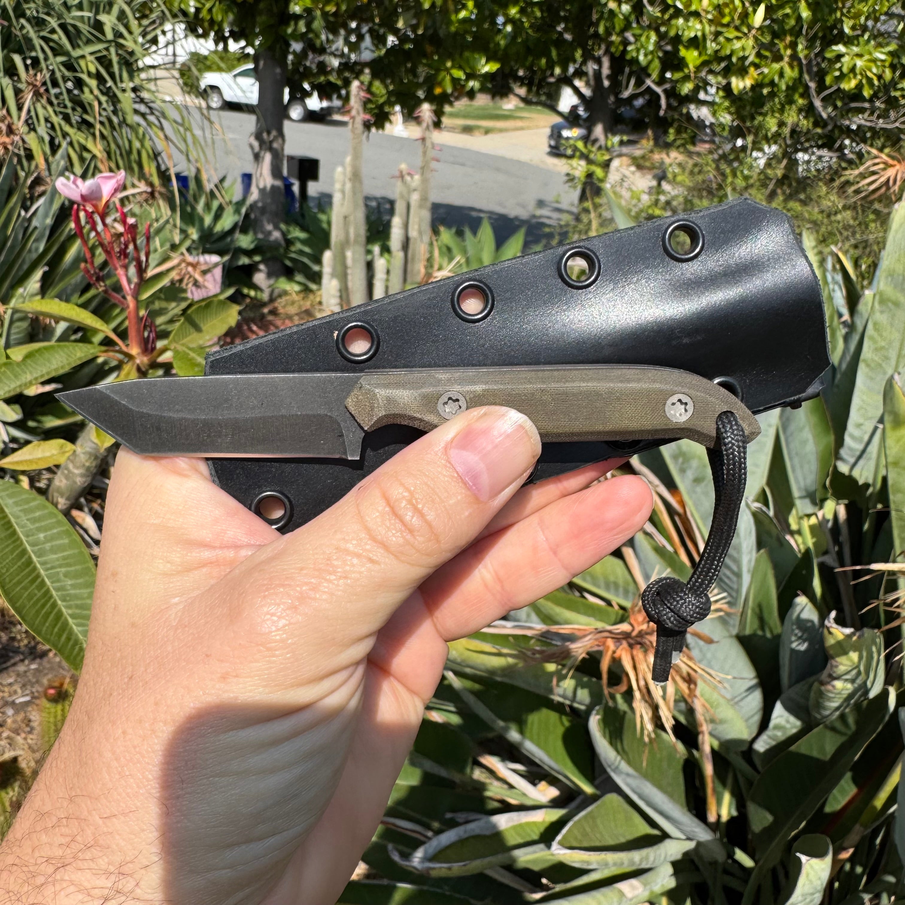 HF Blade Co Pocket Tanto Hand Made USA Custom Fixed Blade