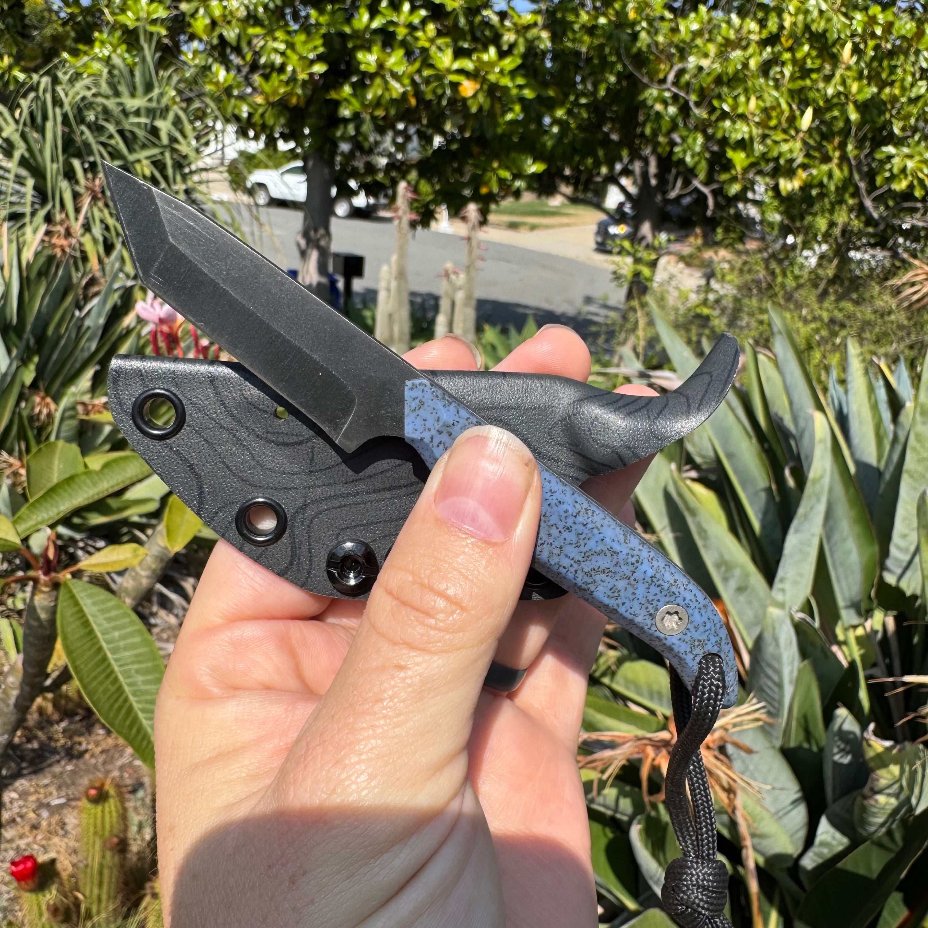 HF Blade Co Pocket Tanto Hand Made USA Custom Fixed Blade