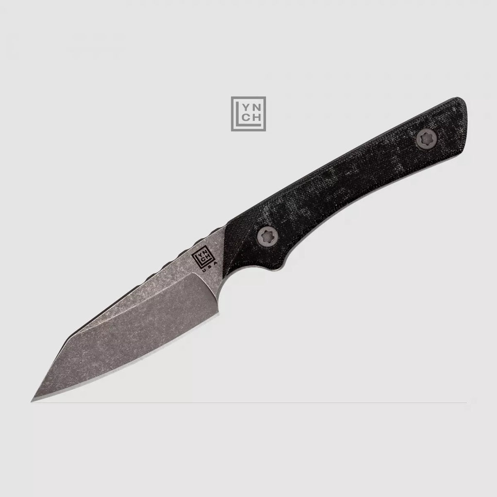 LynchNW Swift Six Fixed Blade Micarta Handle Cruwear Steel and Leather Sheath