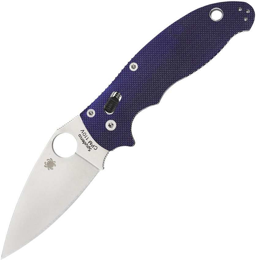 Spyderco Manix 2 S110V Ball Bearing Lock Blue G10 Scales