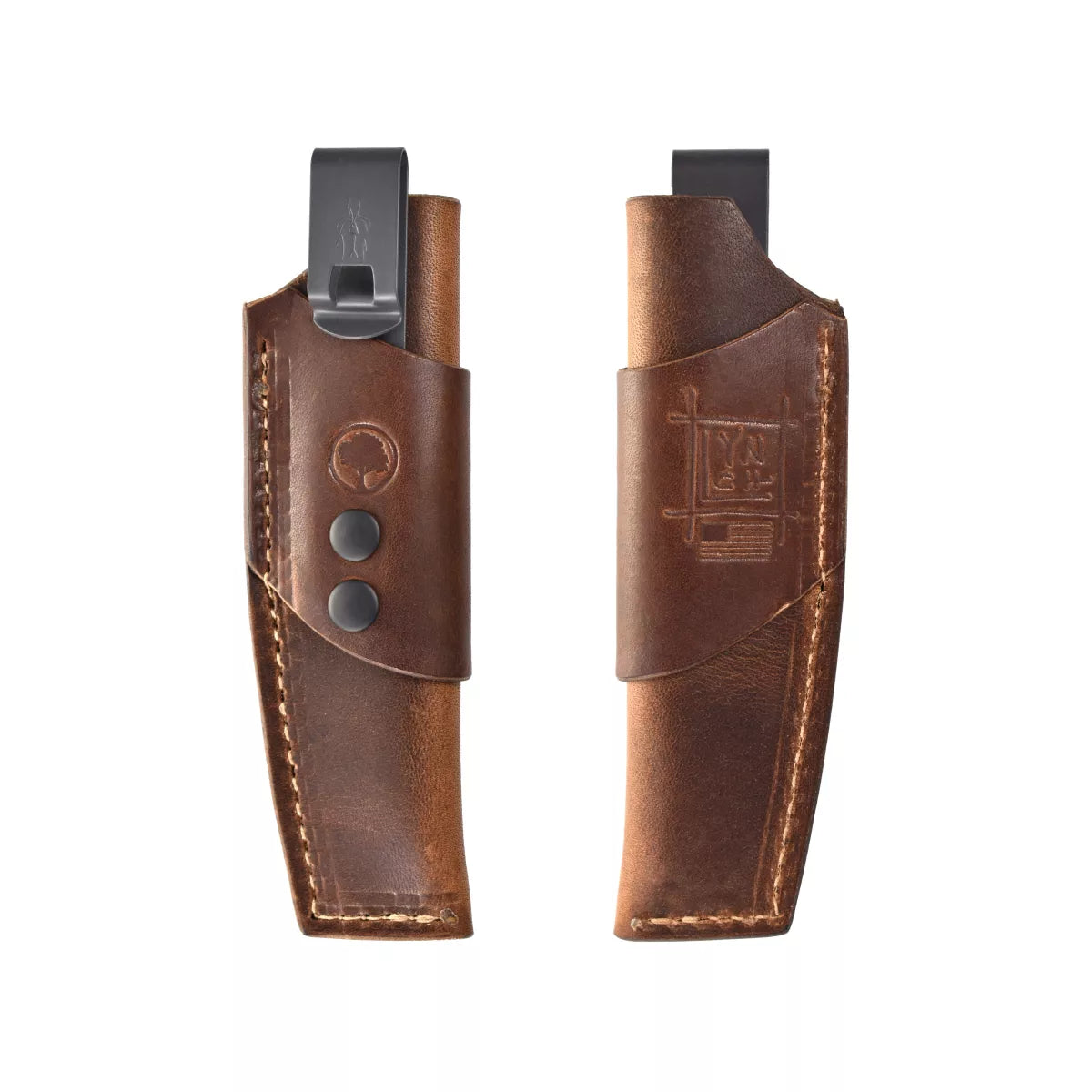 LynchNW Swift Six Fixed Blade Micarta Handle Cruwear Steel and Leather Sheath