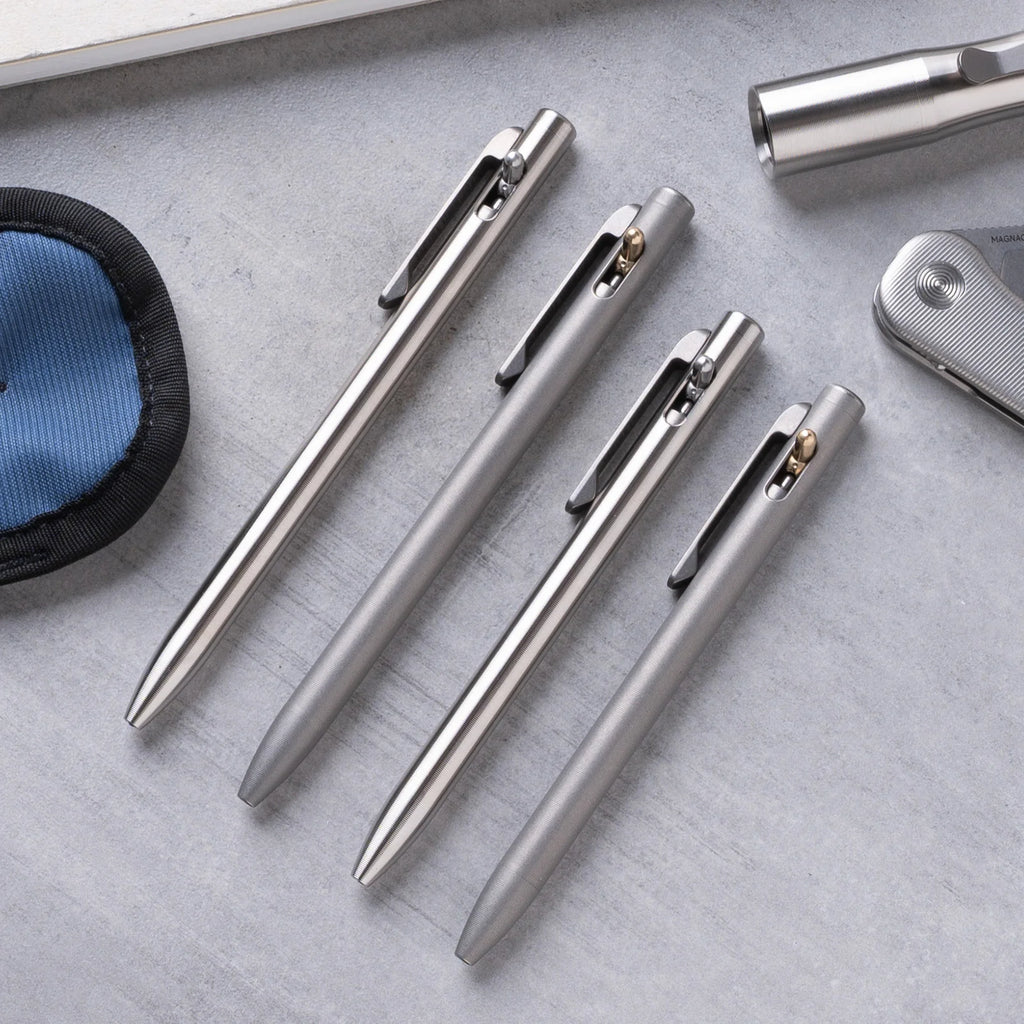 Tactile Turn Stonewashed Titanium Slim Switch Pen